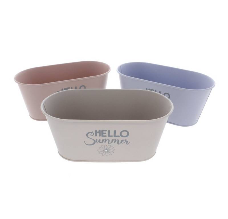 MICA Gartenstecker Pflanztopf - Hello Summer - oval - ca. 28 x 14,5 x 12,5 cm - 1 Stück MICA Gartenstecker Pflanztopf - Hello Summer - oval - ca. 28 x 14,5 x 12,5 cm - 1 Stück von MICA