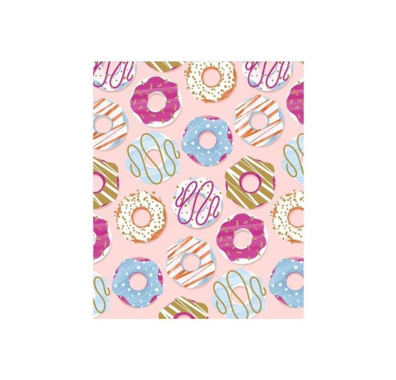 MICA Geschenkbox Geschenktasche Donuts - ca. 17,5 x 9,5 x 23 cm von MICA