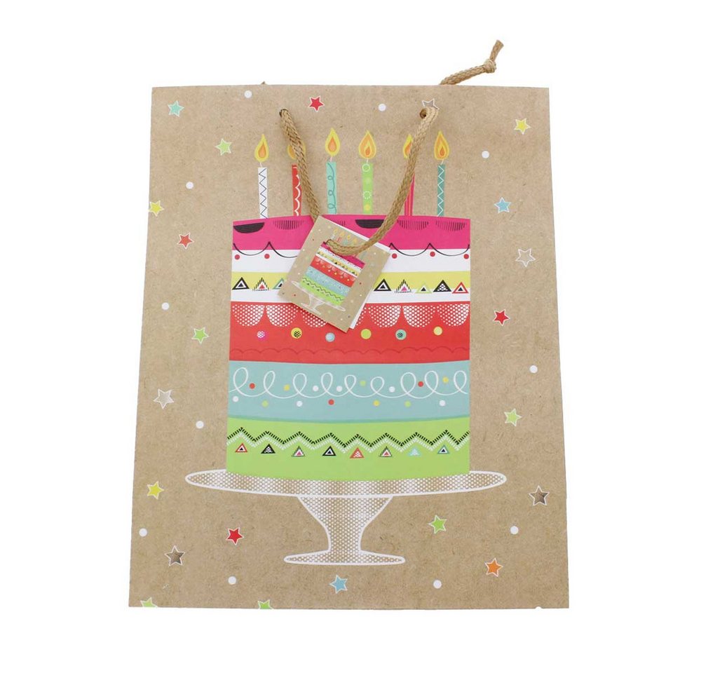 MICA Geschenkbox Geschenktasche Geburtstagstorte - ca. 26 x 12,5 x 32 cm MICA Geschenkbox Geschenktasche Geburtstagstorte - ca. 26 x 12,5 x 32 cm von MICA