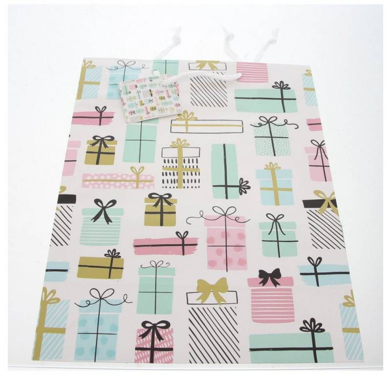 MICA Geschenkbox Geschenktasche Geschenke - ca. 17,5 x 22,5 x 9,5 cm von MICA