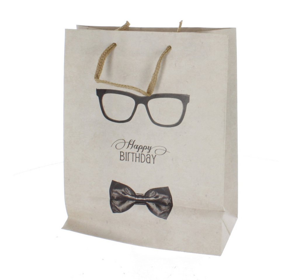 MICA Geschenkbox Geschenktasche Happy Birthday - ca. 17,5 x 9,5 x 22,5 cm von MICA