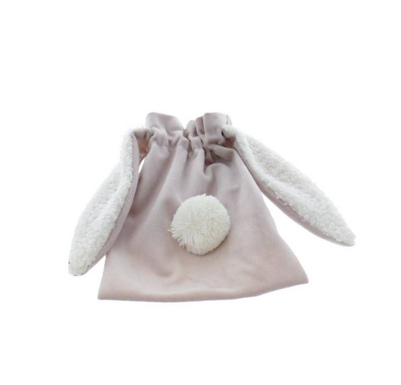 MICA Geschenkbox Geschenktasche - Hase - Textil - ca. 15x0,5x18 cm von MICA