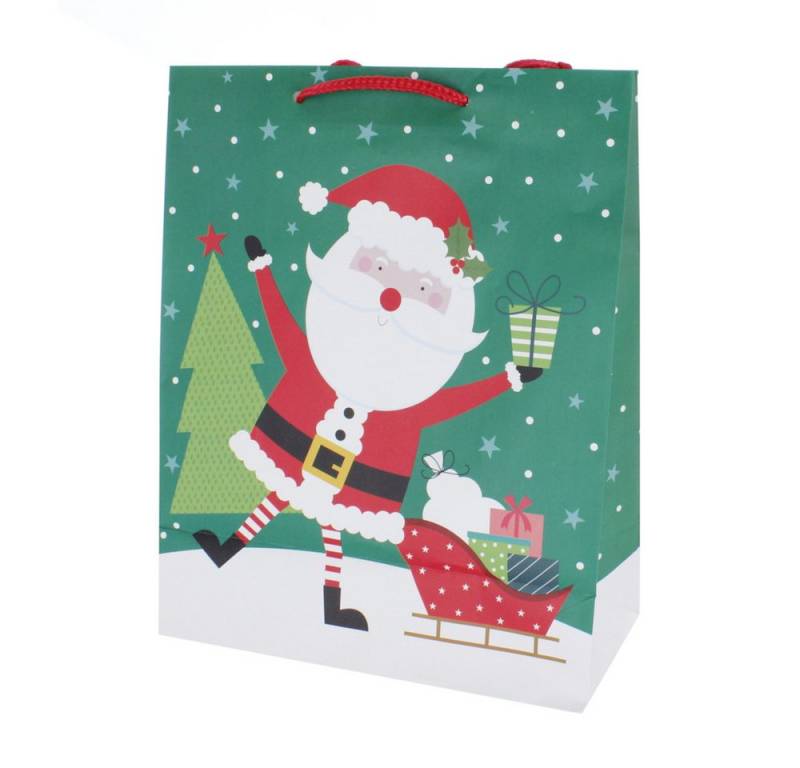 MICA Geschenkbox Geschenktasche Nikolaus - ca. 26 x 12,5 x 32 cm von MICA