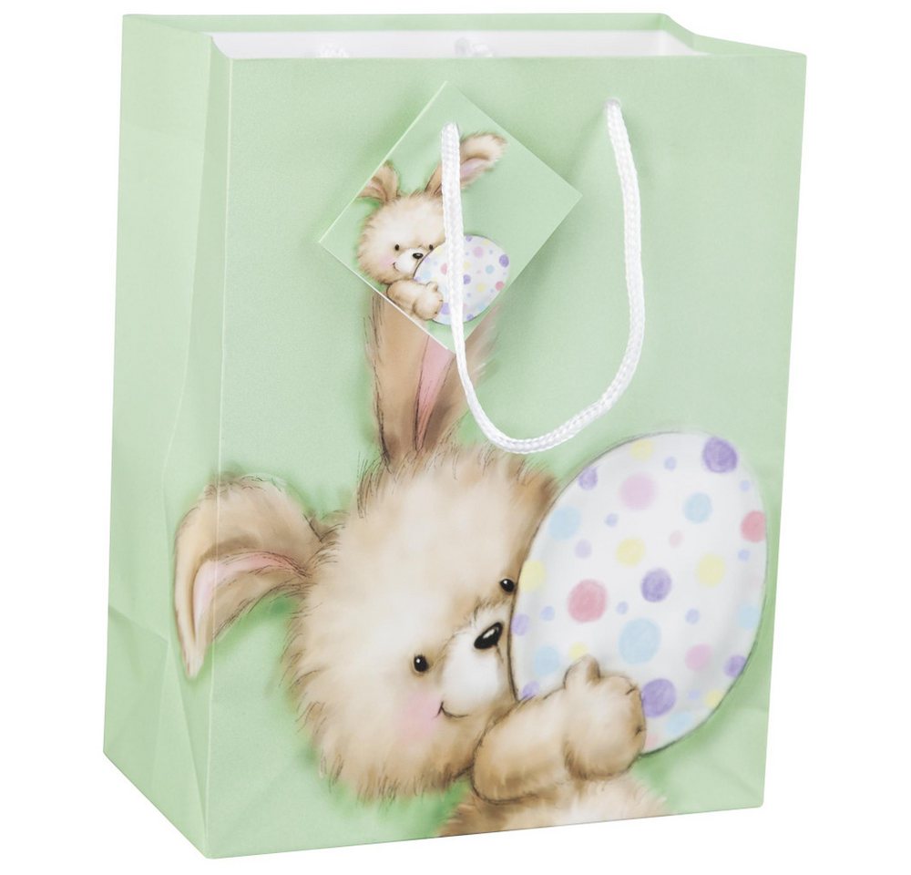 MICA Geschenkbox Geschenktasche - Osterhase - ca. 18 x 23 x 10 cm von MICA