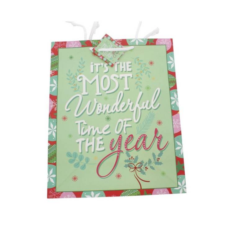 MICA Geschenkbox Geschenktasche - Wonderful - Maße ca. 26 x 12,7 x 32,4 cm von MICA