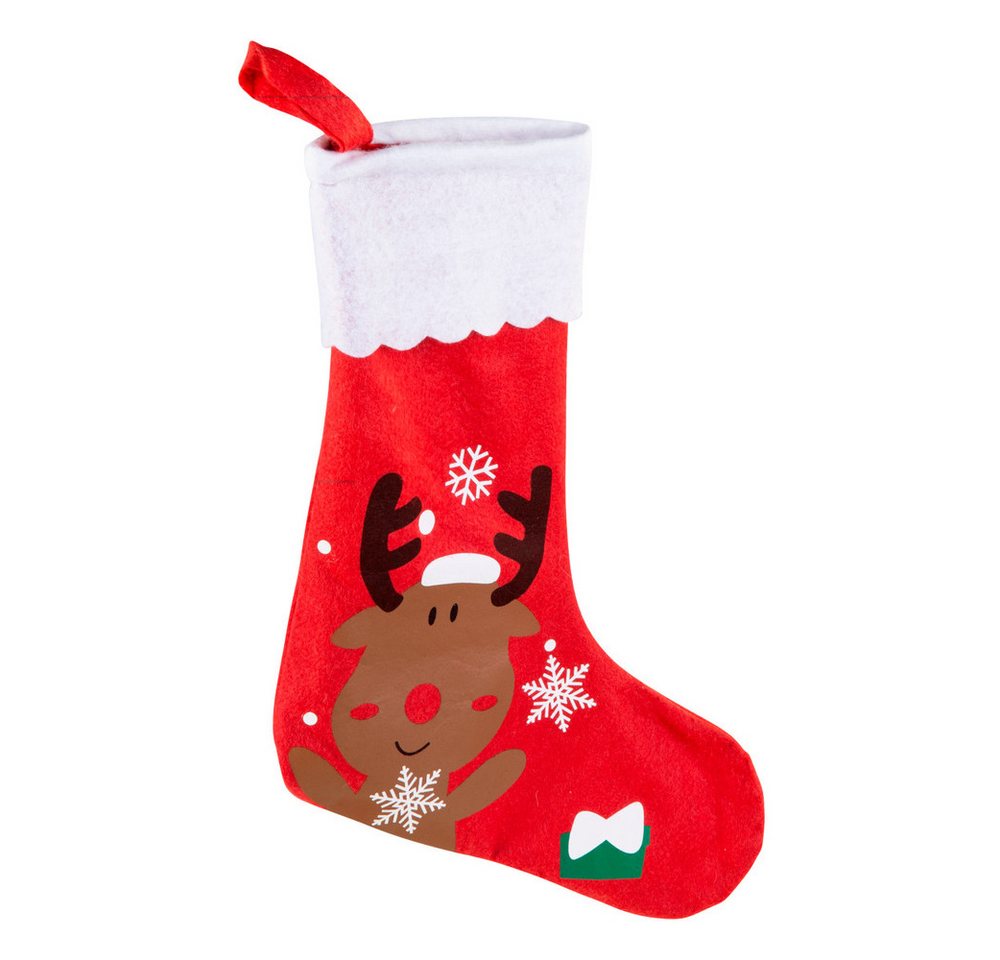 MICA Geschenkbox Nikolausstiefel Rentier - ca. 50 cm von MICA