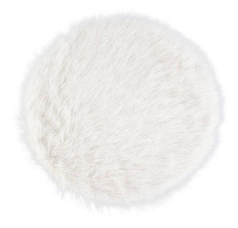 MICA Platzset Kunstfell-Deckchen - rund - offwhite - ca. 40 cm MICA Platzset Kunstfell-Deckchen - rund - offwhite - ca. 40 cm von MICA