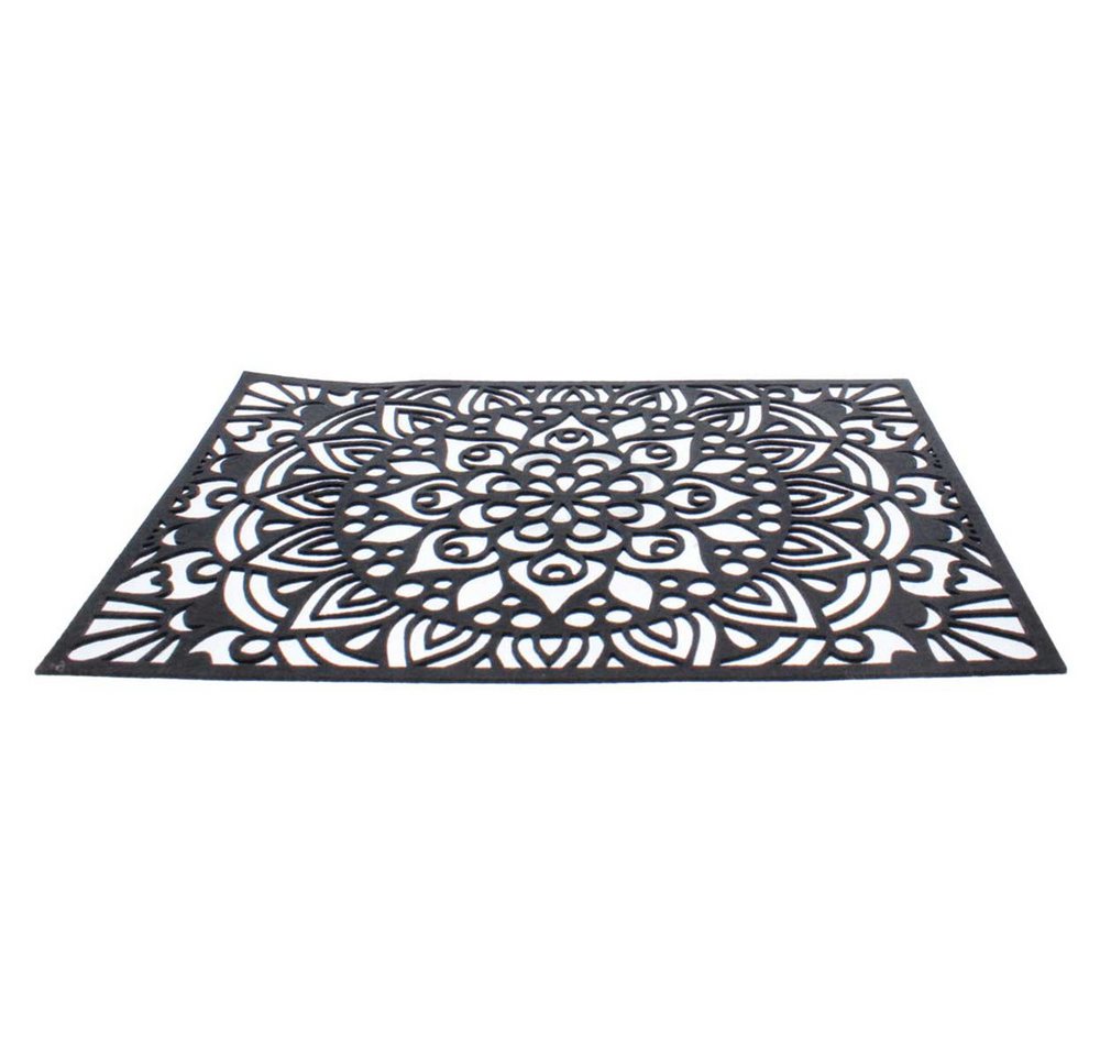MICA Platzset Platzset - Filz - schwarz - ca. 44 x 30 x 0,3 cm MICA Platzset Platzset - Filz - schwarz - ca. 44 x 30 x 0,3 cm von MICA