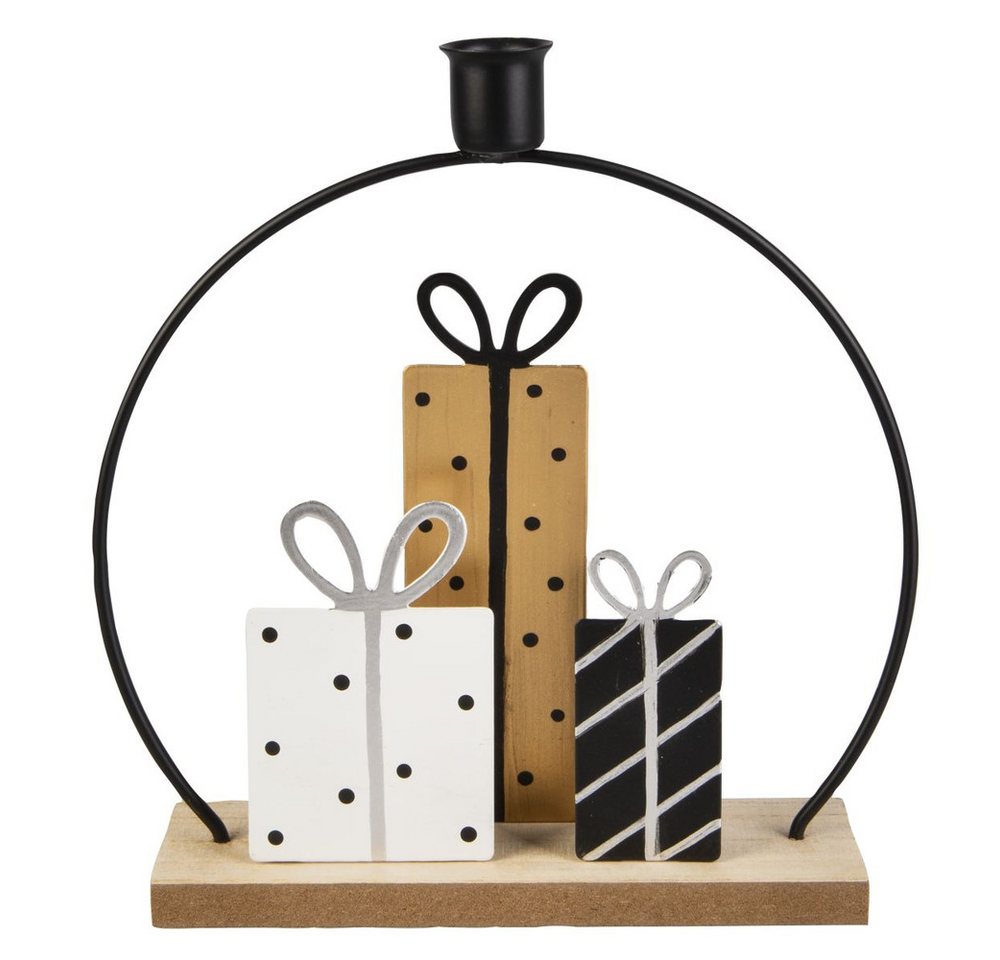 MICA Teelichthalter Kerzenhalter - Geschenke - ca. 21,5 x 6 x 22,5 cm von MICA