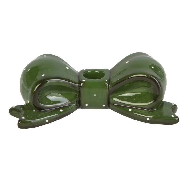 MICA Teelichthalter Kerzenhalter Schleife - grün - ca. 17,2 x 8,5 x 5,3 cm MICA Teelichthalter Kerzenhalter Schleife - grün - ca. 17,2 x 8,5 x 5,3 cm von MICA