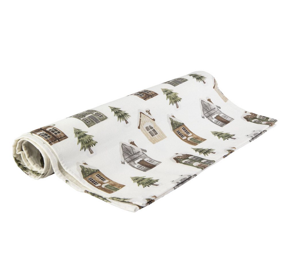 MICA Tischläufer Tischläufer - Tannen und Häuser - ca. 148 x 40 cm MICA Tischläufer Tischläufer - Tannen und Häuser - ca. 148 x 40 cm von MICA