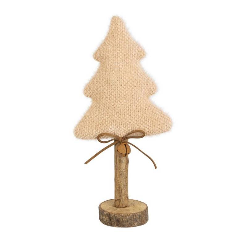 MICA Weihnachtsfigur Baum mit Glöckchen - ca. 14,5 x 6,5 x 29,5 cm - 1 Stück von MICA