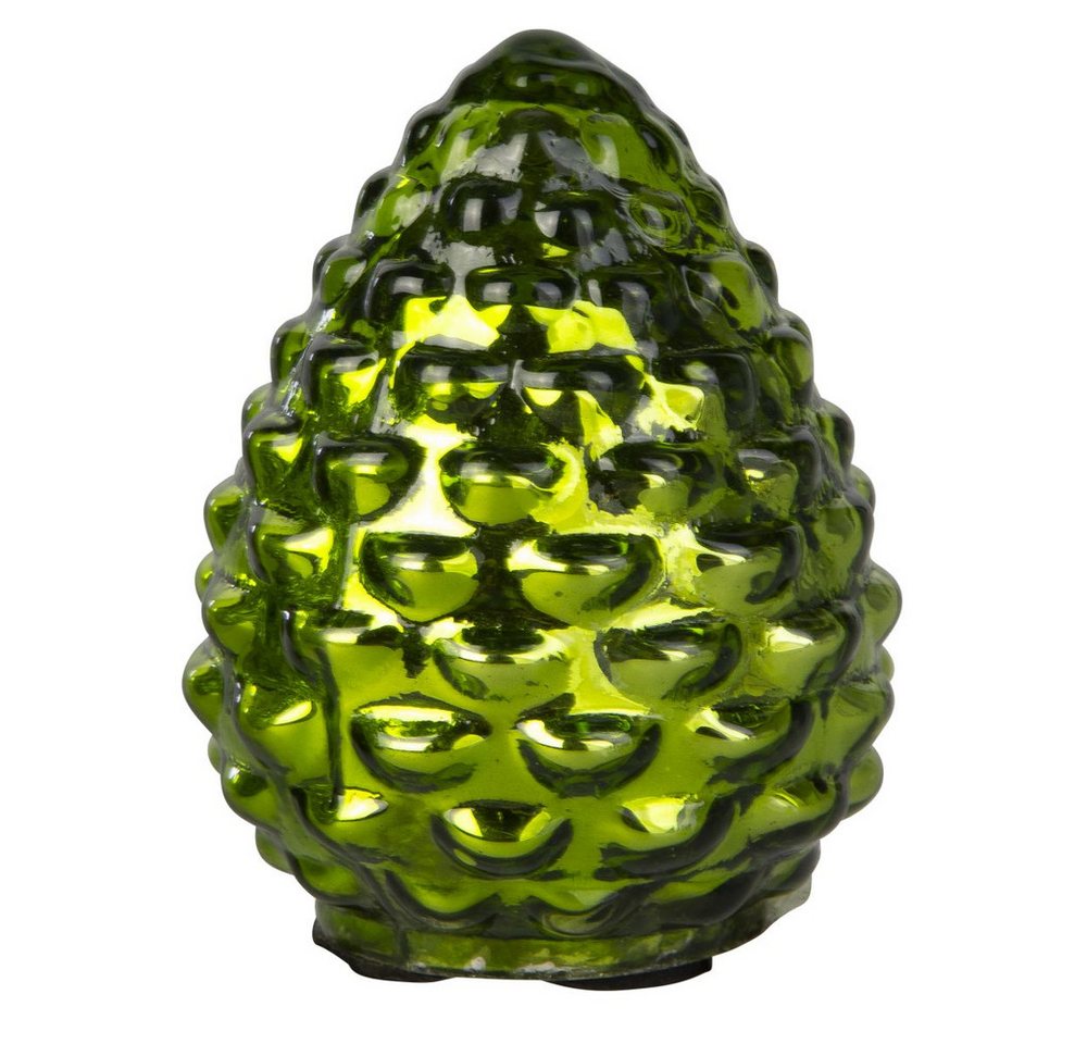 MICA Weihnachtsfigur Glas-Tannenzapfen - glänzend grün - ca. 11 x 9 cm MICA Weihnachtsfigur Glas-Tannenzapfen - glänzend grün - ca. 11 x 9 cm von MICA