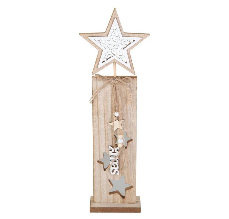 MICA Weihnachtsfigur Säule Sterne Xmas - ca. 10,5 x 5 x 42 cm MICA Weihnachtsfigur Säule Sterne Xmas - ca. 10,5 x 5 x 42 cm von MICA