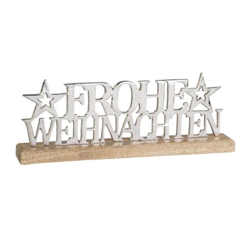 MICA Weihnachtsfigur Schriftzug - Frohe Weihnachten - ca. 37 x 5 x 14 cm MICA Weihnachtsfigur Schriftzug - Frohe Weihnachten - ca. 37 x 5 x 14 cm von MICA