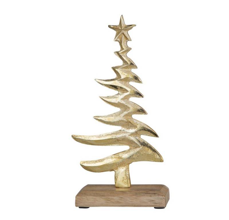 MICA Weihnachtsfigur Tannenbaum - gold/braun - ca. 10 x 5 x 21 cm MICA Weihnachtsfigur Tannenbaum - gold/braun - ca. 10 x 5 x 21 cm von MICA