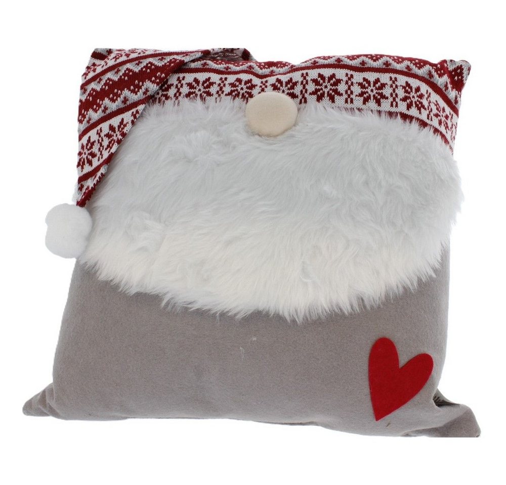 MICA Weihnachtsfigur Wichtel-Dekokissen - ca. 40 x 40 x 12 cm von MICA