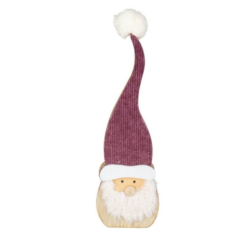 MICA Weihnachtsfigur Wichtel - aus Holz - ca. 8 x 2 x 23 cm von MICA