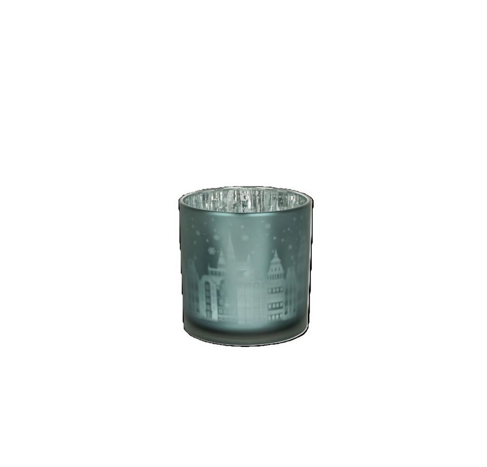 MICA Windlicht Windlicht - Stadt blau - ca. 7 x 8 cm MICA Windlicht Windlicht - Stadt blau - ca. 7 x 8 cm von MICA