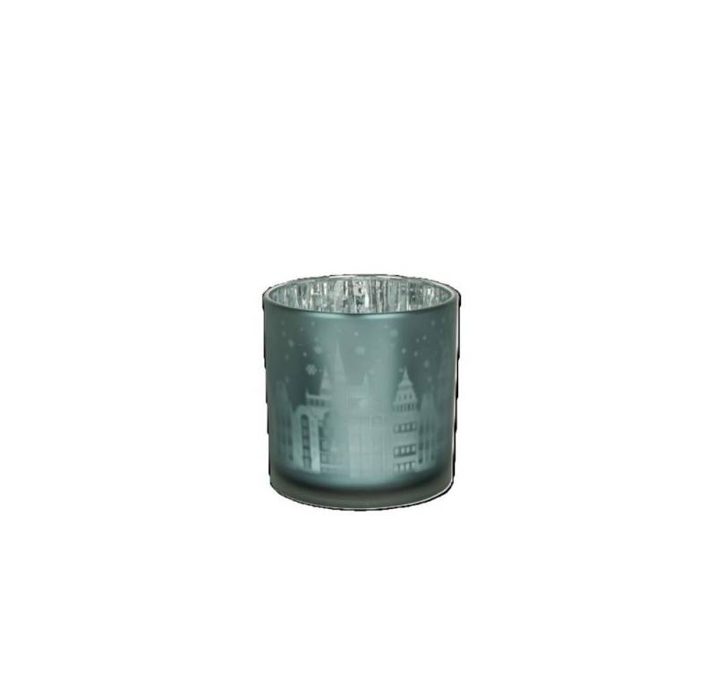 MICA Windlicht Windlicht - Stadt blau - ca. 7 x 8 cm MICA Windlicht Windlicht - Stadt blau - ca. 7 x 8 cm von MICA
