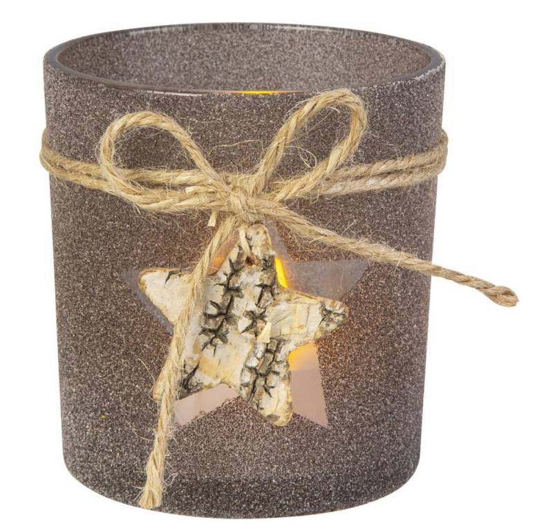 MICA Windlicht Windlicht - Stern - grau - ca. 7,3 x 8 cm MICA Windlicht Windlicht - Stern - grau - ca. 7,3 x 8 cm von MICA