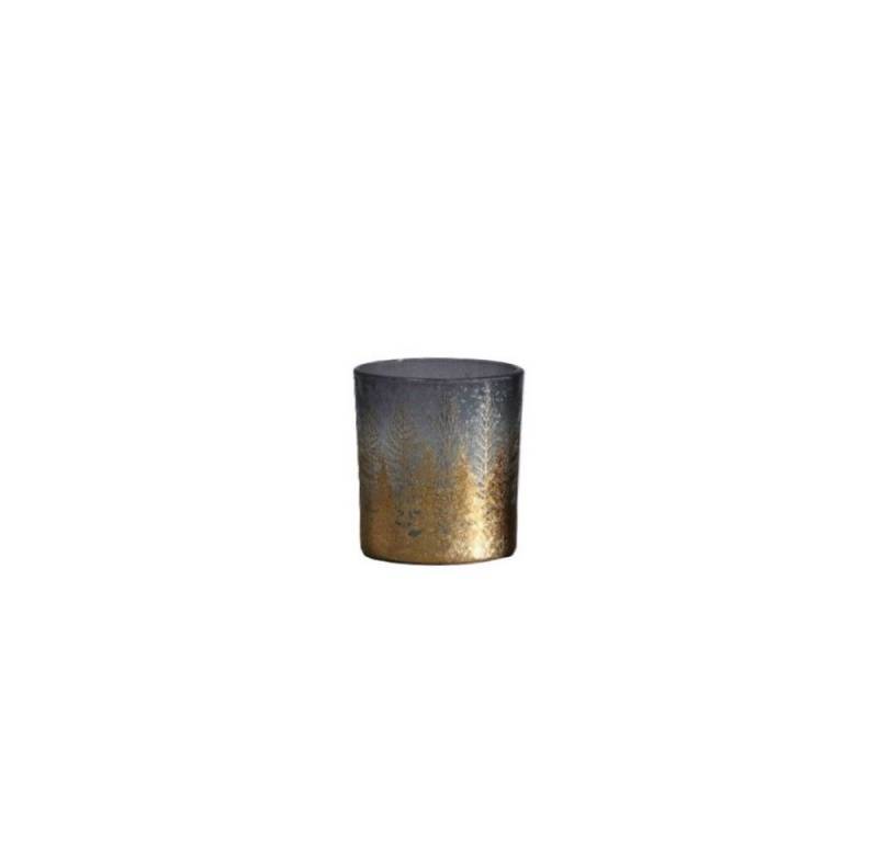 MICA Windlicht Windlicht - grau/gold, - ca. 9 x 10 cm MICA Windlicht Windlicht - grau/gold, - ca. 9 x 10 cm von MICA