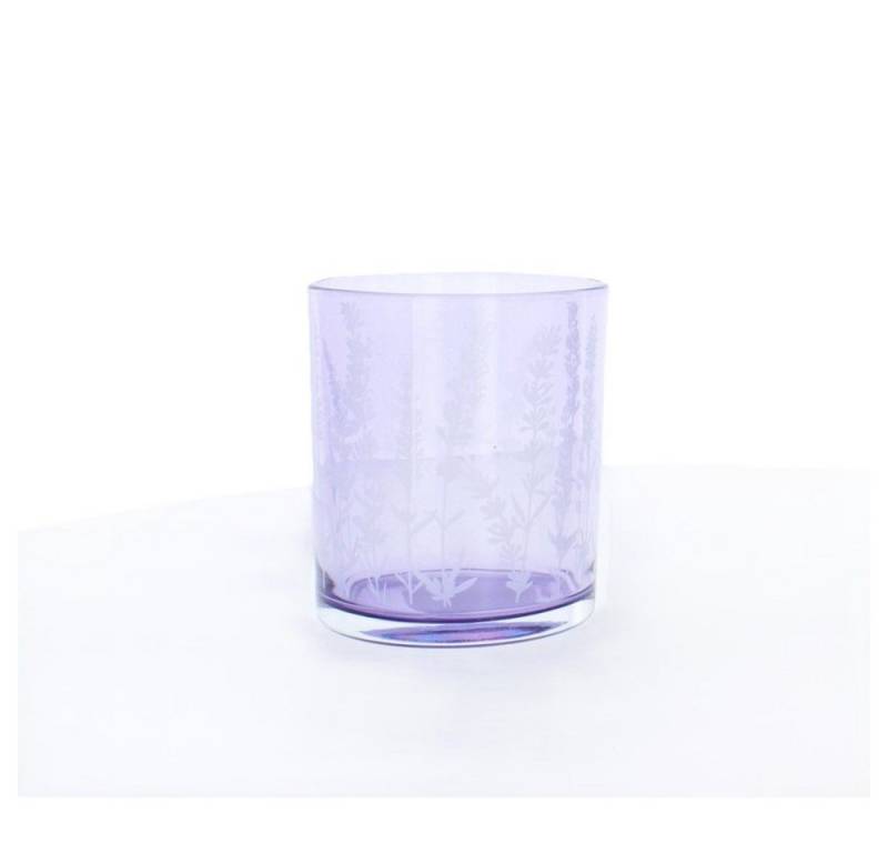 Trockenblume Windlicht Lavendel - lila - ca. 9 x 10 cm, MICA, Höhe 10 cm Trockenblume Windlicht Lavendel - lila - ca. 9 x 10 cm, MICA, Höhe 10 cm von MICA