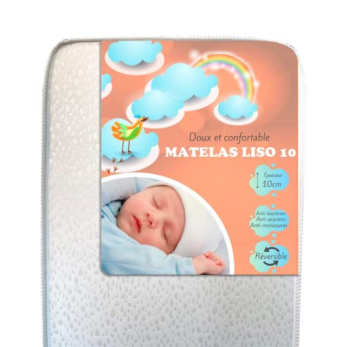 MICAMAMELLAMA Weiche und Bequeme Babymatratze LISO 10 Plus (60x120) von MICAMAMELLAMA