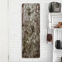 Garderobe Braun - Holzoptik No.Yk 17 Baumrinde - Landhaus Größe HxB: 119cm x 39cm von MICASIA