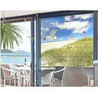 Fensterfolie - Sichtschutz Fenster Dune Breeze - Fensterbilder Größe HxB: 36cm x 36cm von MICASIA