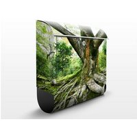 Micasia - Wandbriefkasten - Alter Baum - Briefkasten Grün Größe: 46cm x 39cm von MICASIA