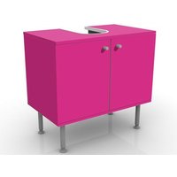 Waschbeckenunterschrank - Colour Pink - Badschrank Rosa Größe: 55cm x 60cm von MICASIA