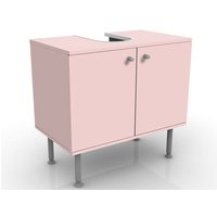 Micasia - Waschbeckenunterschrank - Colour Rose - Badschrank Rosa Größe: 55cm x 60cm von MICASIA