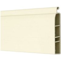 Micel - Blindabschlussleiste 'PR24', 2 Meter lang, 52x9mm breit, passend für 39mm und 52mm Lamellen, aus elfenbeinfarbenem pvc von MICEL