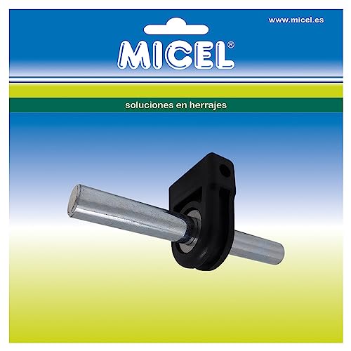 MICEL - 92548 - Markisenhalterung für Doppelmarkisen, schwarz, 103 x 36 x 48 mm von Micel