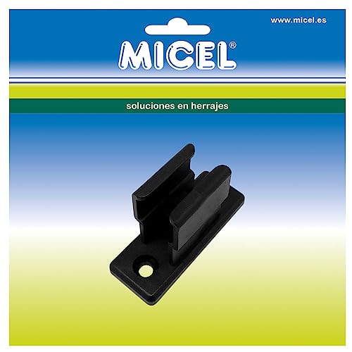 MICEL - 92554 Spannzange für Markisenkurbel zur Wandverankerung, Schwarz, 18,7 x 25,5 x 48,5 mm von MICEL