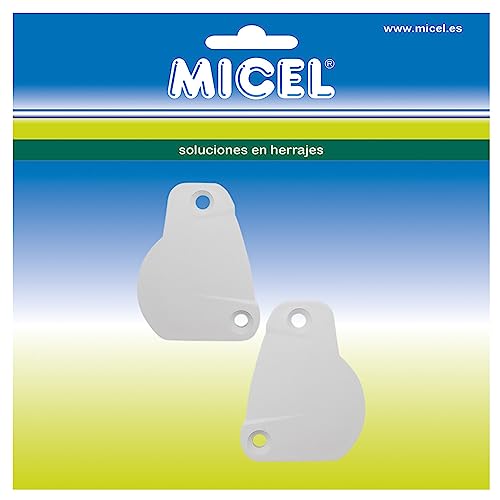 MICEL - 92563 - Seitendeckel für Markisen, für 65 mm Lastprofil, weiß, 52 x 10,1 x 66,4 mm von Micel