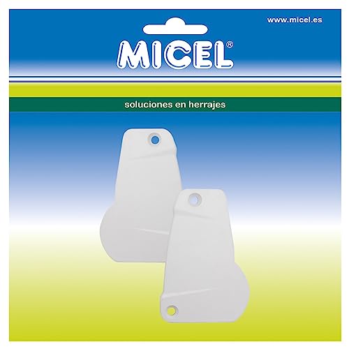 MICEL - 92565 - Seitendeckel für Markisen, für 75 mm Lastprofil, weiß, 59 x 10,3 x 84,5 mm von Micel