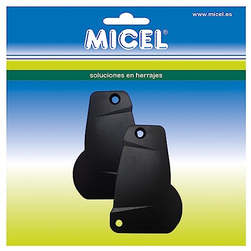 MICEL - 92568 - Seitendeckel für Markisen, für 85 mm Lastprofil, schwarz, 64,6 x 10,4 x 96,4 mm von Micel