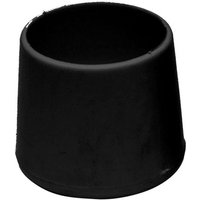 Micel - Flexible runde Endkappe 'CNT07' aus schwarzem Gummi Ø2,2x2,8cm (25 Stück) von MICEL