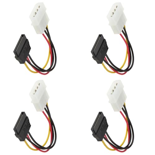 MICFENY 15Pin Female Bis 4Pin Männlicher Verlängerung Stromkabel Desktop Computer Festplatte Stromversorgungskabel Für PC Desktop Adapter MICFENY 15Pin Female Bis 4Pin Männlicher Verlängerung Stromkabel Desktop Computer Festplatte Stromversorgungskabel Für PC Desktop Adapter von MICFENY