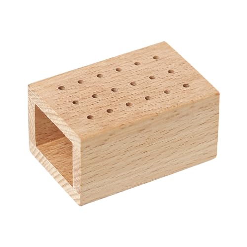 MICFENY Holznägel Bohrer Schleifen Bit Halter Professionelle Nägel Politur Kopf Aufbewahrung Display Ständer Nägel Bohrer Organizer von MICFENY