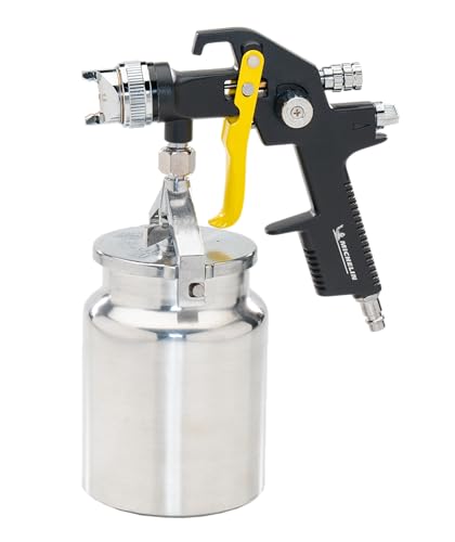 MICHELIN Profi-Farbspritzpistolen-Saugtyp mit 1 L Tank - 1,5 mm Düse - Luftverbrauch : 240 l/min - Betriebsdruck : 3-4 bar von MICHELIN