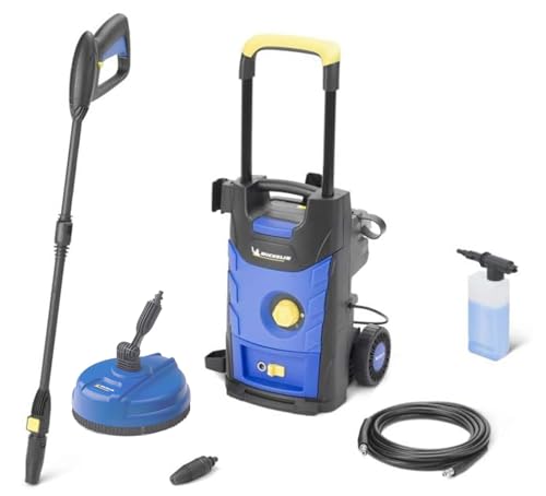 Michelin Hochdruckreiniger MPX16EP , Kaltwasser , für den Außenbereich Haus und Autos , mit Flächenreiniger , max. Druck 125 bar , max. Fördermenge 420 l/h , Leistungsaufnahme 1600 W Michelin Hochdruckreiniger MPX16EP , Kaltwasser , für den Außenbereich Haus und Autos , mit Flächenreiniger , max. Druck 125 bar , max. Fördermenge 420 l/h , Leistungsaufnahme 1600 W von MICHELIN