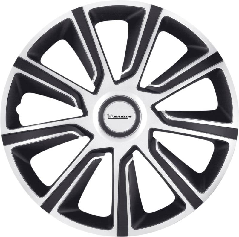 Michelin Radzierblenden Louise 38 cm (15 Zoll) silber schwarz 4 Stück von MICHELIN