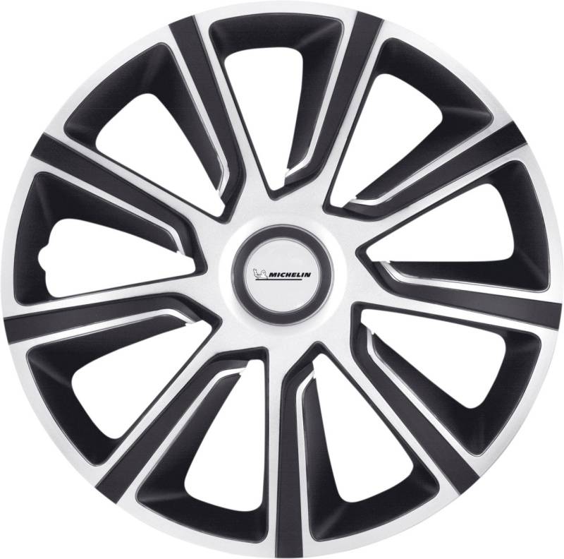 Michelin Radzierblenden Louise 40 cm (16 Zoll) silber schwarz 4 Stück von MICHELIN