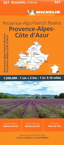 Michelin Regional France Provence-alps-french Riviera Map (Michelin Maps, 527) von MICHELIN