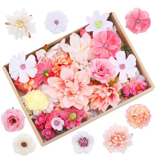 MICHIHOMIE 42 Stück Kunstblumen Köpfe, Deko Blumen Künstlich mit 14 Stile, Mini Plastikblumen zum Basteln, Künstliche Blütenköpfe für Hochzeit Home Party DIY Handwerk MICHIHOMIE 42 Stück Kunstblumen Köpfe, Deko Blumen Künstlich mit 14 Stile, Mini Plastikblumen zum Basteln, Künstliche Blütenköpfe für Hochzeit Home Party DIY Handwerk von MICHIHOMIE