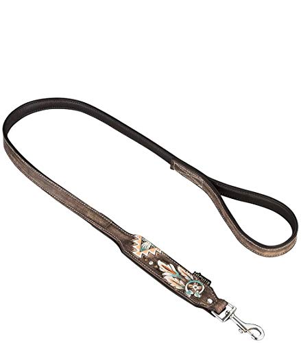 MICHUR Halona Hundeleine Leder, Lederleine Hunde, Leder, Falchleine, Schwarz Braun Gr. 150cm x 2,5cm, passend zum Halsband Halona MICHUR Halona Hundeleine Leder, Lederleine Hunde, Leder, Falchleine, Schwarz Braun Gr. 150cm x 2,5cm, passend zum Halsband Halona von MICHUR OUR WORLD OF PETS FINEST