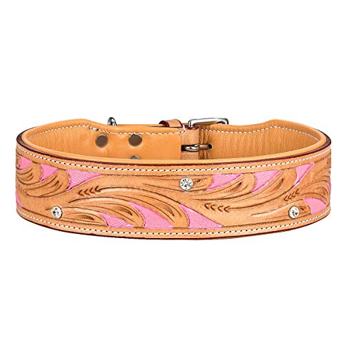 MICHUR Pinklady, Hundehalsband, Lederhalsband von MICHUR OUR WORLD OF PETS FINEST